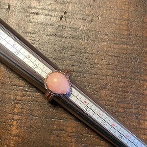 NWT Gems En Vogue Pink Opal Ring-Size 10
